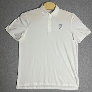 Southern Tide Men's Golf White TPC Sawgrass Short Sleeve Polo Shirt‎ Size XL